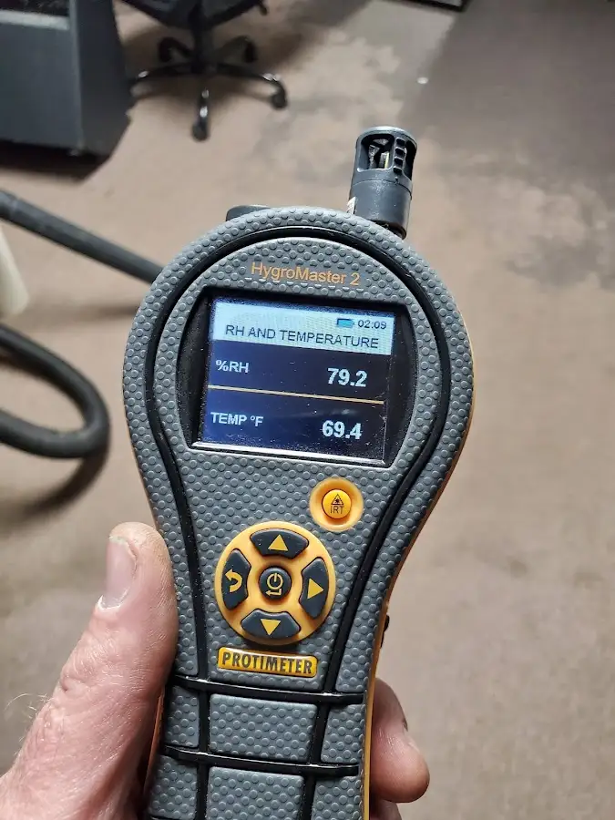Moisture meter humidity assessment for Mold Remediation & Removal in Anderson Creek